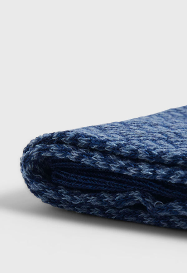 Paul Stuart Mercerized Cotton Parquet Pattern Sock, image 2