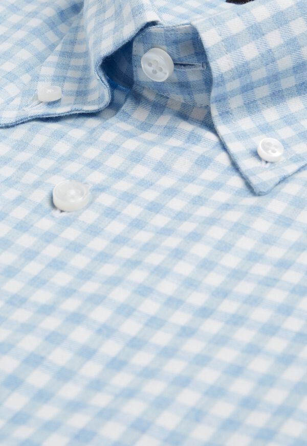 Paul Stuart Flannel Gingham Sport Shirt, image 2