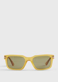 Paul Stuart Persol® Honey Sunglasses with Green Lens, thumbnail 1