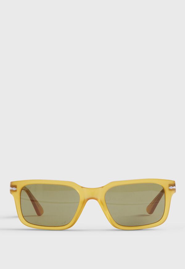 Paul Stuart Persol® Honey Sunglasses with Green Lens, image 1