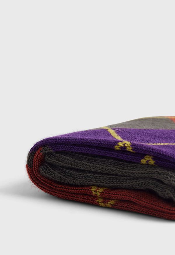 Paul Stuart Cotton Blend Argyle Sock, image 2