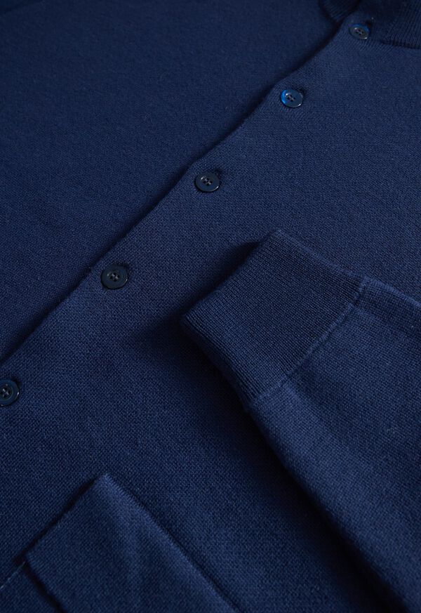 Paul Stuart Merino Wool Blouson Cardigan, image 2