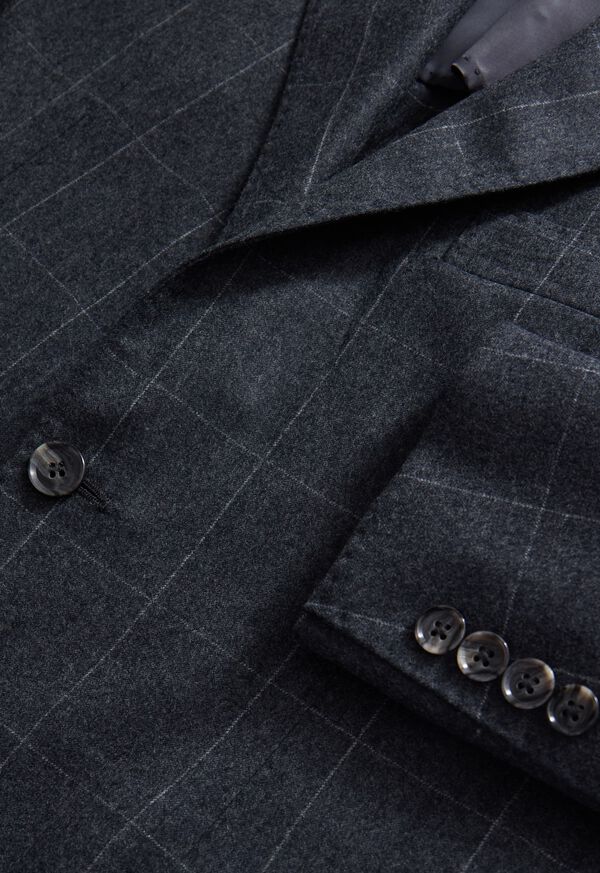 Paul Stuart Wool Windowpane Suit, image 3