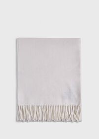 Paul Stuart Cashmere Solid Color Scarf with Embroidered Logo, thumbnail 25