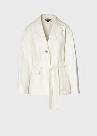 Paul Stuart Belted Blazer Jacket, thumbnail 1