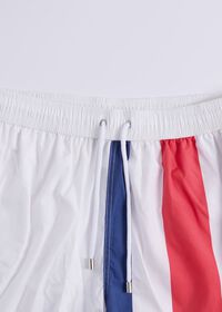 Paul Stuart Printed Flag Swim Shorts, thumbnail 3