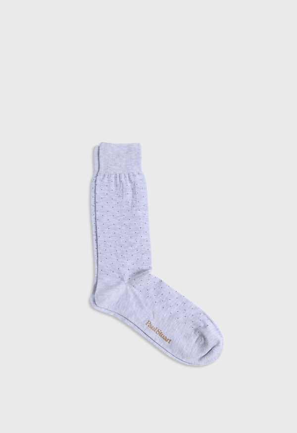 Paul Stuart Cotton Dot Sock, image 1