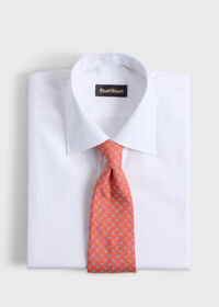 Paul Stuart Printed Silk Small Tossed Pine Tie, thumbnail 2