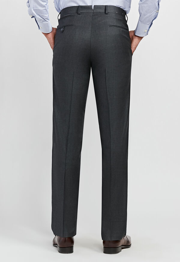 Paul Stuart Dark Grey Super 110s Wool Trouser, image 5