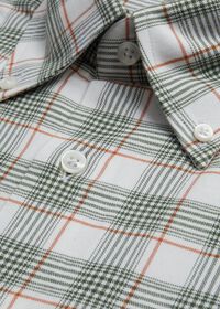 Paul Stuart Plaid Flannel on Cream Ground Sport Shirt, thumbnail 2