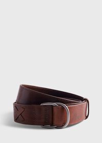 Paul Stuart Leather D-Ring Belt, thumbnail 1