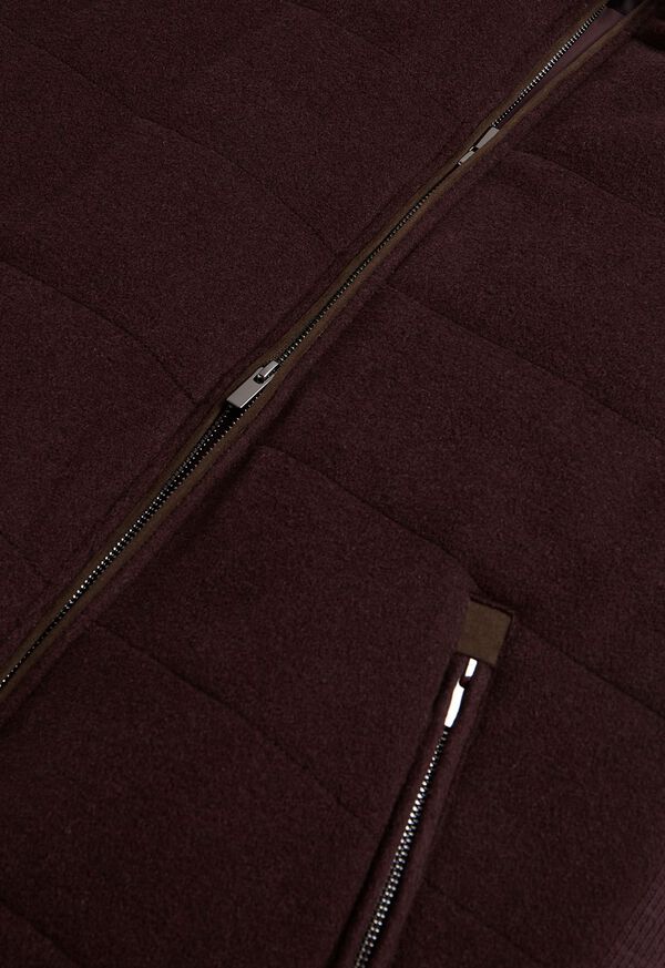 Paul Stuart Cashmere Vest with Jersey Knit Sides, image 2