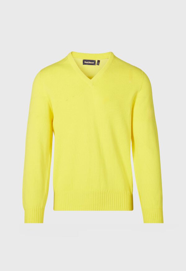 Paul Stuart Cotton V-Neck Sweater, image 1