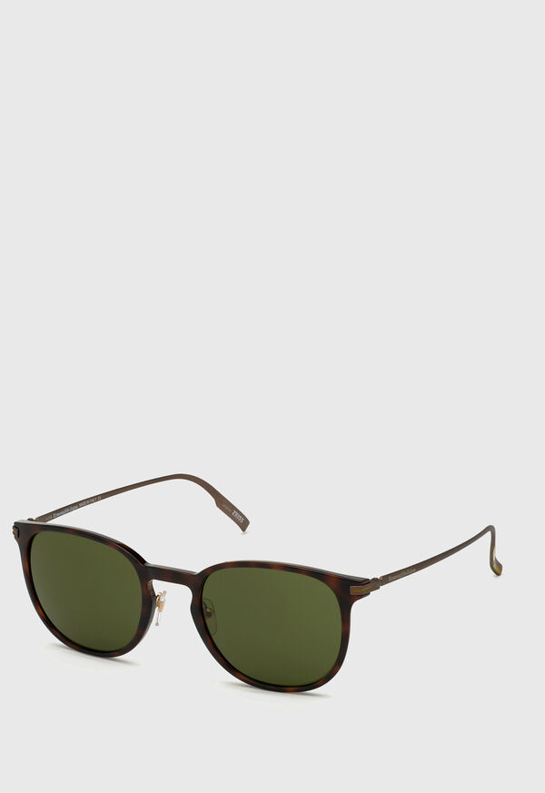 Paul Stuart Ermenegildo Zegna Dark Havana Sunglasses, image 1