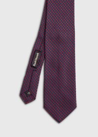 Paul Stuart Textured Ground Jacquard Dot Tie, thumbnail 1