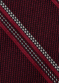 Paul Stuart Silk Grenadine Stripe Tie, thumbnail 3