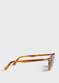 Paul Stuart Persol® Striped Brown Sunglasses, thumbnail 3