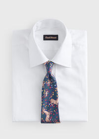 Paul Stuart Silk Print Tie, thumbnail 2