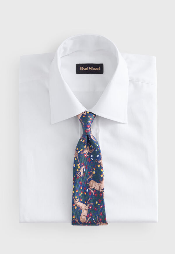 Paul Stuart Silk Print Tie, image 2