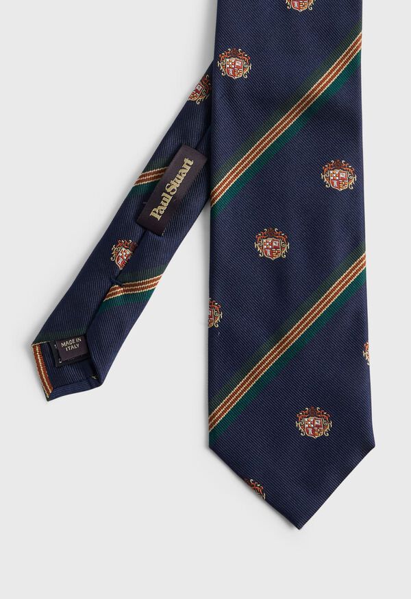 Paul Stuart Woven Silk Club Tie