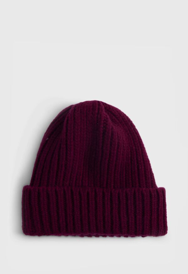 Paul Stuart Ribbed Wool Beanie, image 1