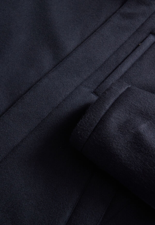 Paul Stuart Cashmere Coat with Faux Fur Collar, image 2