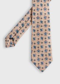 Paul Stuart Printed Silk Tossed Floral Medallion Tie, thumbnail 1