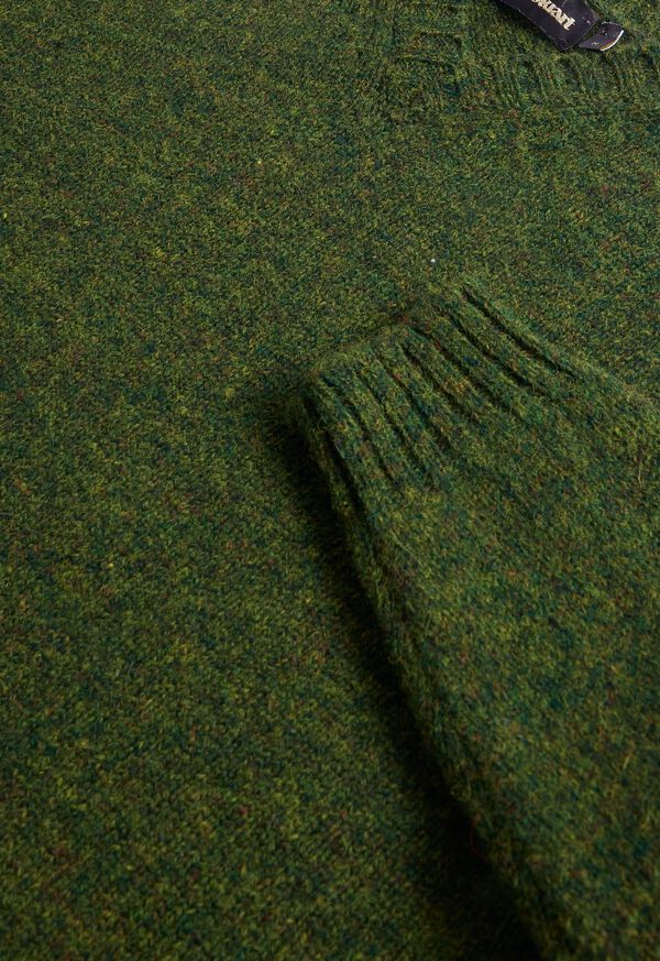 Paul Stuart Shetland Wool V-Neck Sweater, image 6