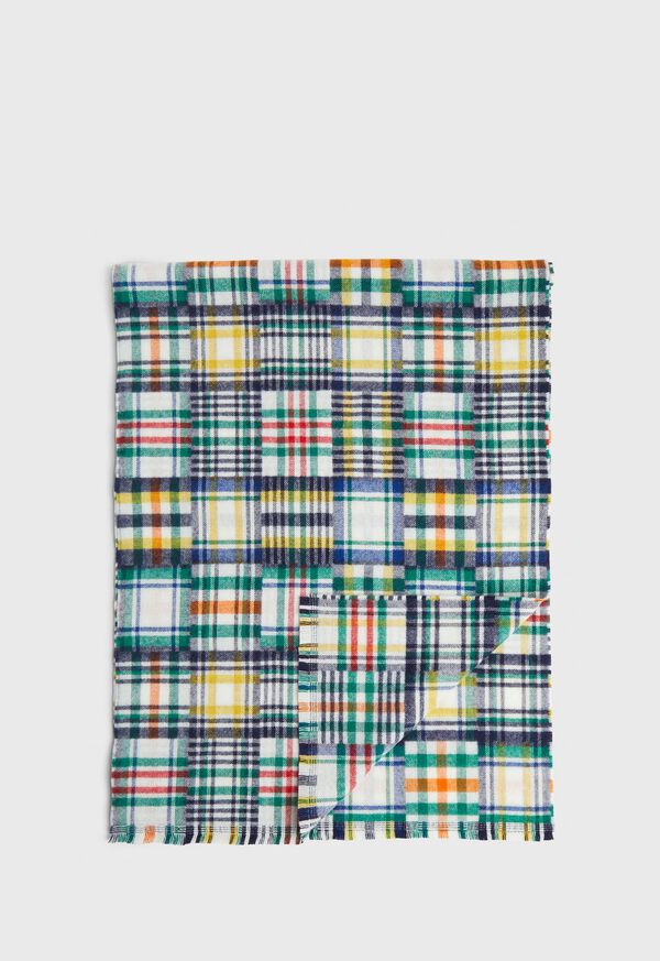 Paul Stuart Patchwork Scarf, image 1