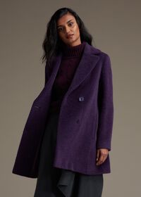 Paul Stuart Wool & Alpaca Button Coat, thumbnail 2