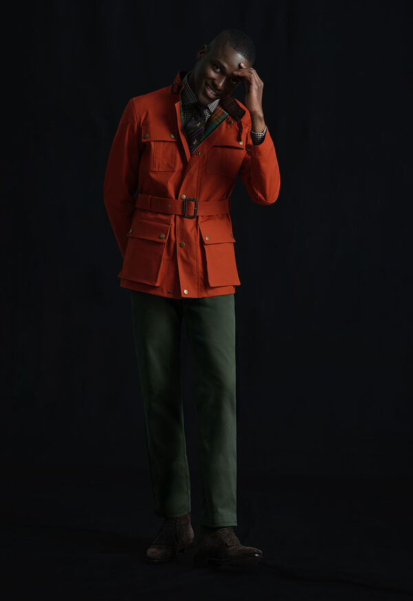 Paul Stuart Cotton Twill Five Pocket Trouser, image 2