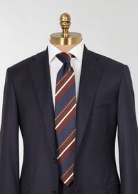 Paul Stuart Woven Silk Jacquard Stripe Tie, thumbnail 2