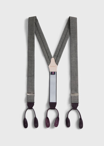 Paul Stuart Houndstooth Suspenders