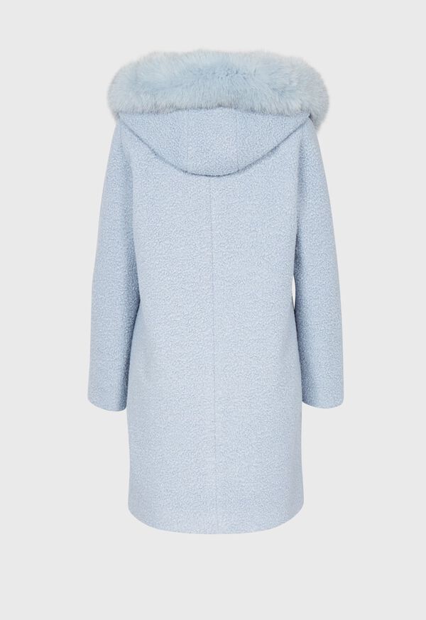 Paul Stuart Boucle Coat with Hood, image 2