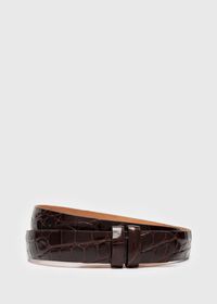 Paul Stuart Alligator Slide Strap Belt, thumbnail 1