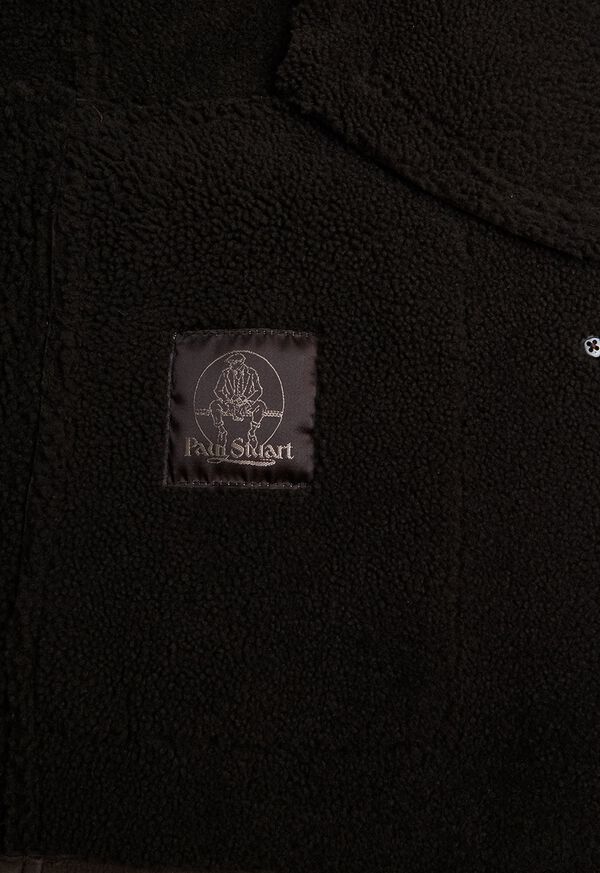 Paul Stuart Double Breasted Shearling Jacket, image 3