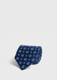 Paul Stuart Printed Silk Medallion Tie, thumbnail 1