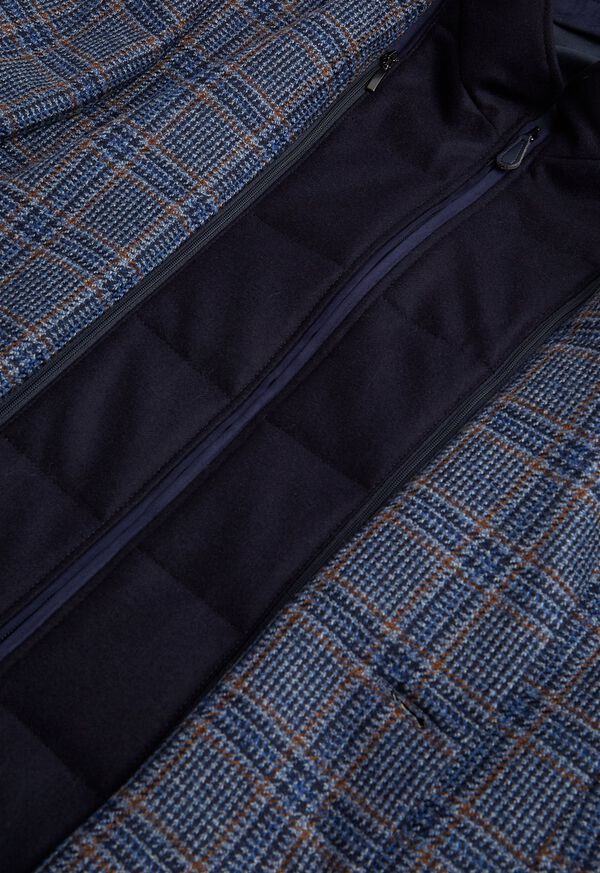 Paul Stuart Plaid Travel Jacket and Built-in Vest, image 3
