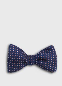 Paul Stuart Woven Silk Medallion Bow Tie, thumbnail 1
