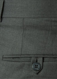 Paul Stuart Wool Blend Mid Grey Trouser, thumbnail 4