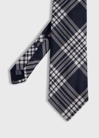 Paul Stuart Woven Silk Plaid Tie, thumbnail 1
