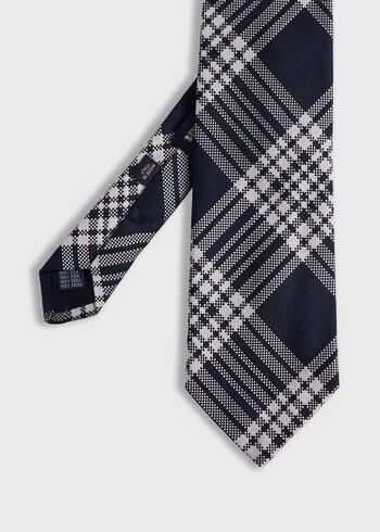 Paul Stuart Woven Silk Plaid Tie