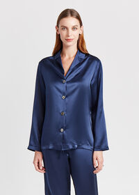 Paul Stuart Silk Charmeuse Pajamas, thumbnail 2