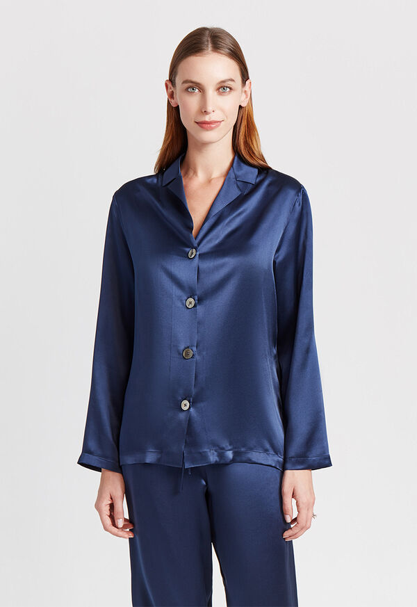 Paul Stuart Silk Charmeuse Pajamas, image 2