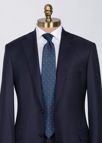 Paul Stuart Printed Silk & Linen Dot Tie, thumbnail 2