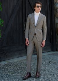 Paul Stuart Glen Plaid Wool Suit, thumbnail 3