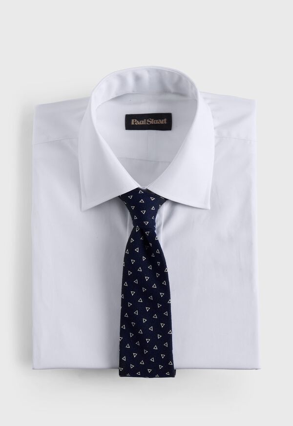 Paul Stuart Woven Silk Deco Triangle Tie, image 2