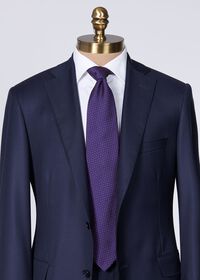Paul Stuart Woven Silk Micro Pattern Tie, thumbnail 2