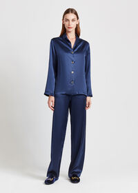 Paul Stuart Silk Charmeuse Pajamas, thumbnail 1