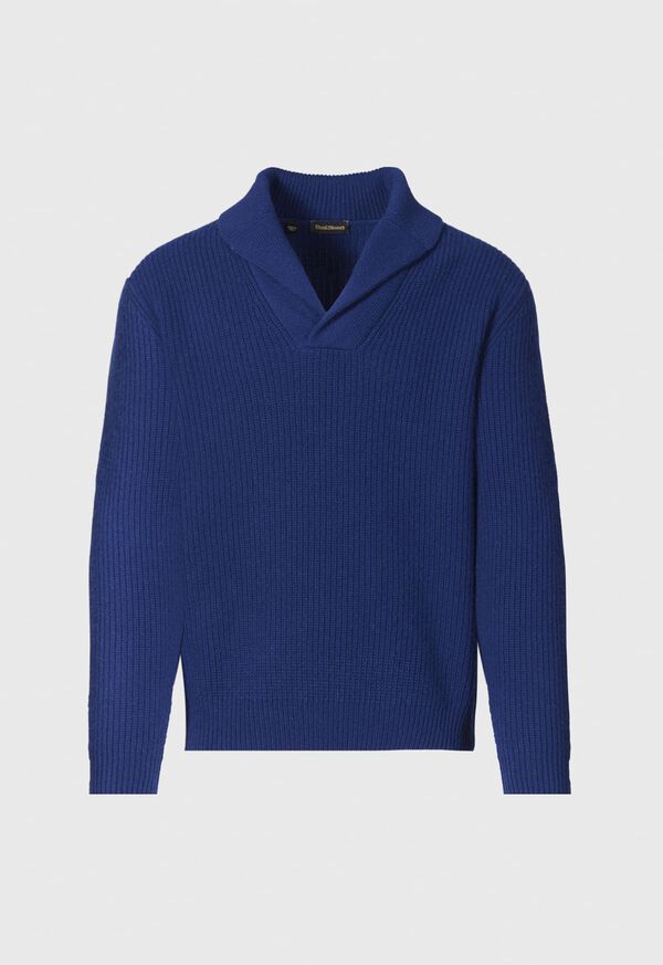 Paul Stuart Wool & Cashmere Shawl Collar Sweater, image 1